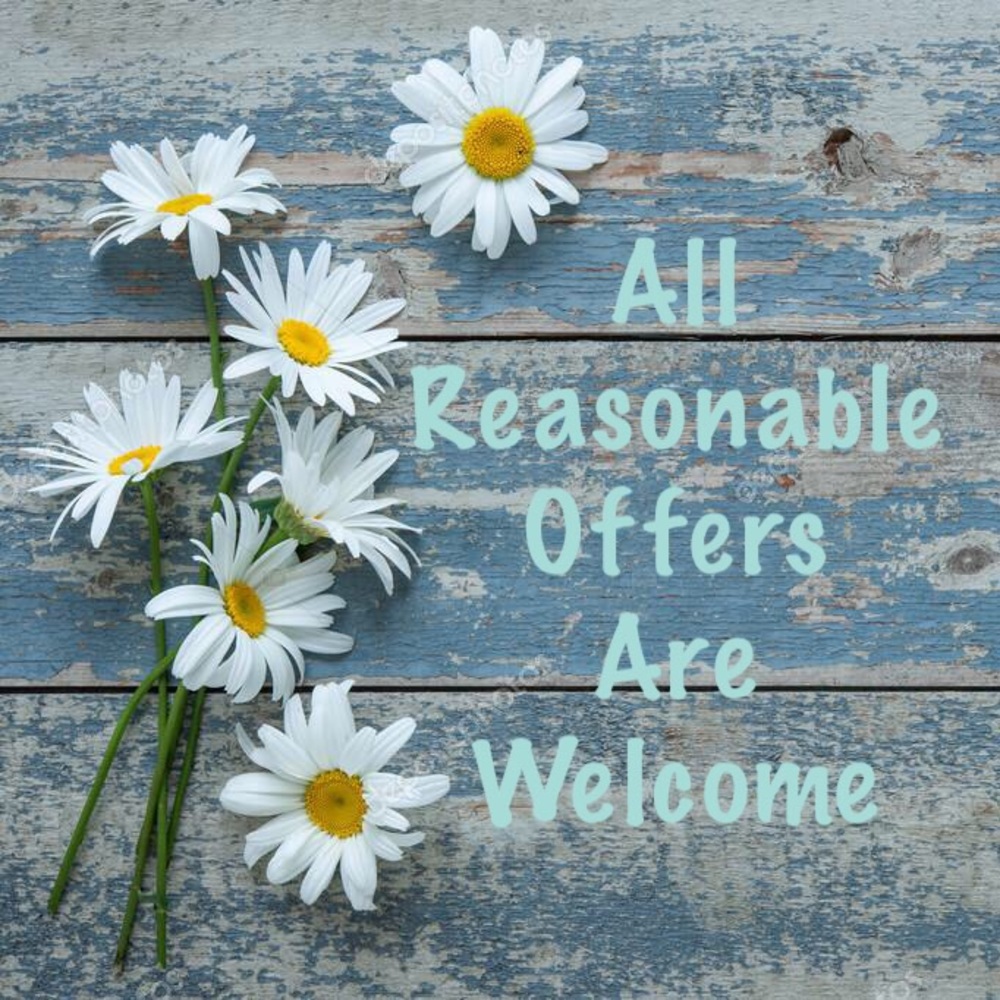 All reasonable offers are welcome!!